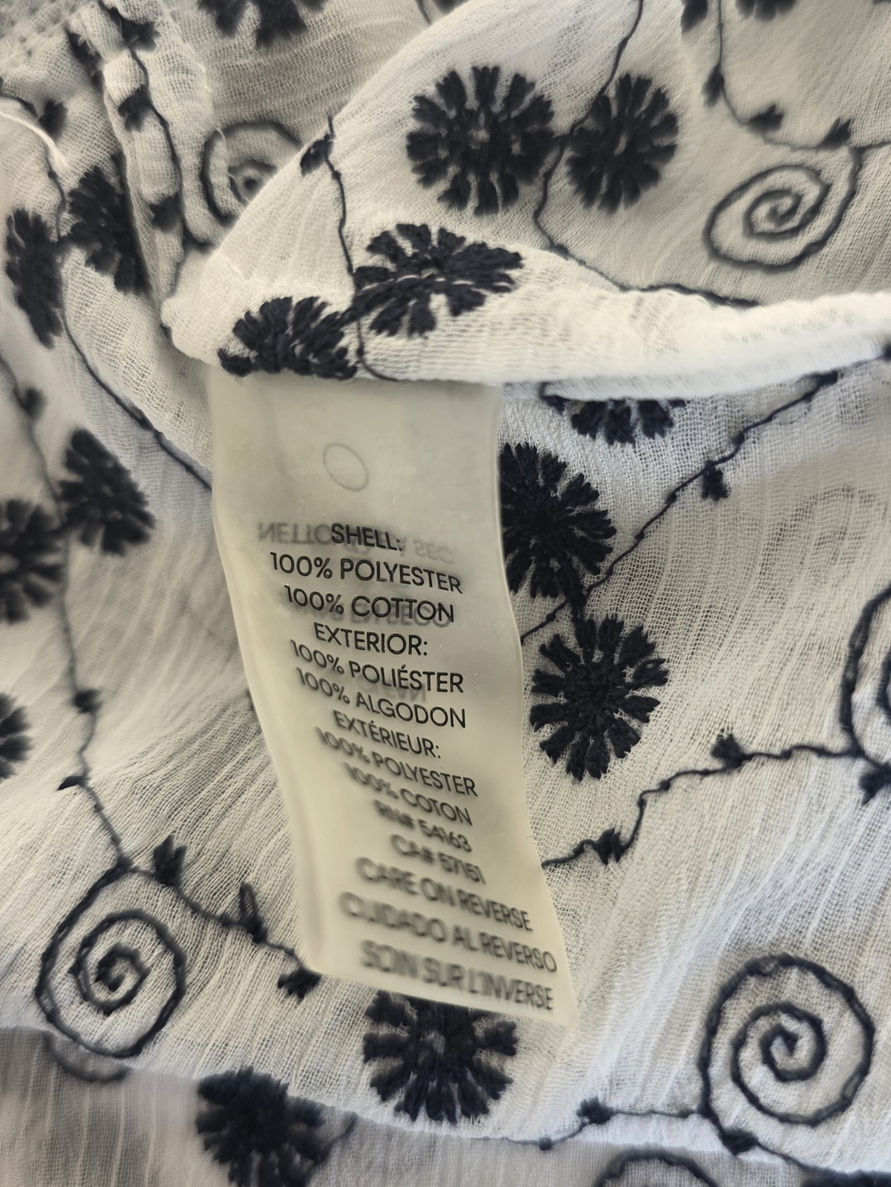 Tommy Hilfiger Printed Sleeveless Ruffle Hem Top XL - Picture 9 of 9